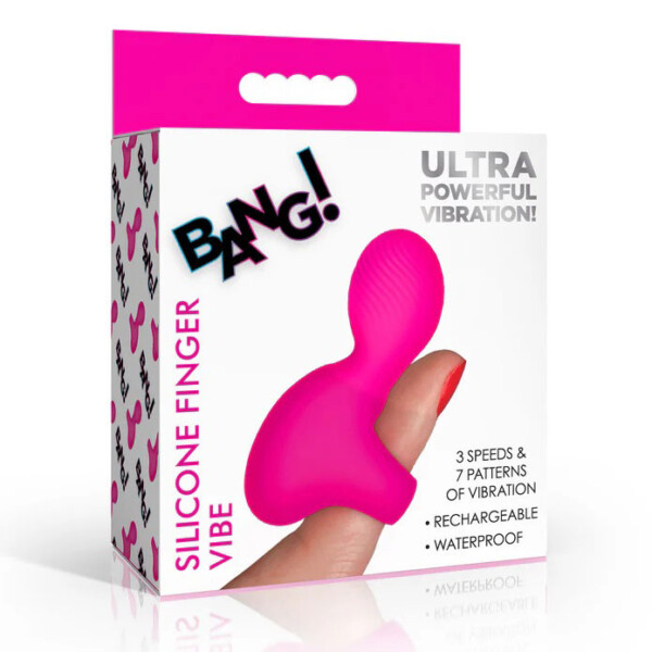 silicone finger vibe pink silicone finger vibe pink