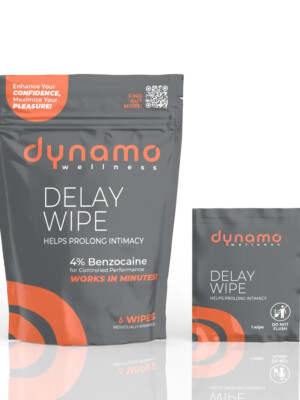 dynamo wellness delay wipe 4% 6 pack dynamo wellness delay wipe 4% 6 pack