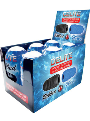deelite pocket stroker masturbators display 6 ct. deelite pocket stroker masturbators display 6 ct.