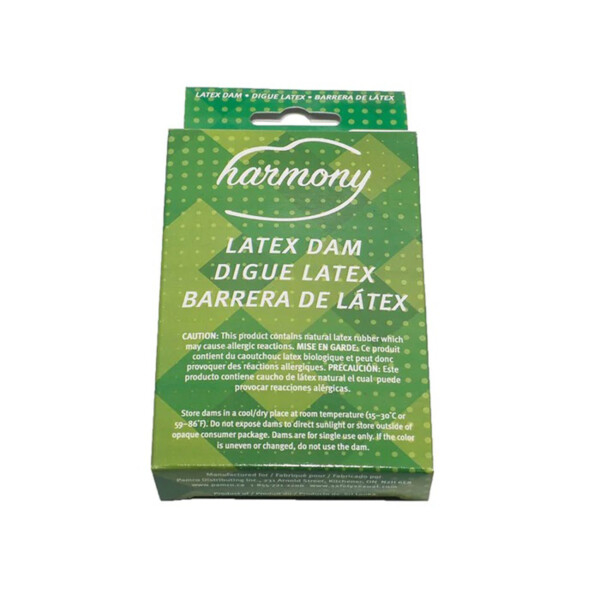 harmony latex dam 6 count