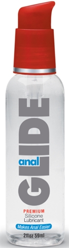anal glide silicone lubricant 2 oz pump bottle