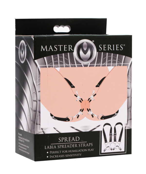 spread labia spreader straps with clamps
