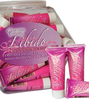 libido aphrodisiac for her 36 piece fishbowl 0.5 oz. tubes