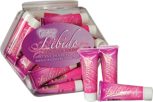libido aphrodisiac for her 36 piece fishbowl 0.5 oz. tubes libido aphrodisiac for her 36 piece fishbowl 0.5 oz. tubes