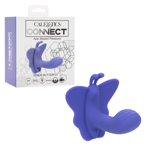 calexotics connect venus butterfly periwinkle