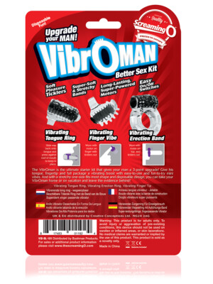 screaming o vibro man each black