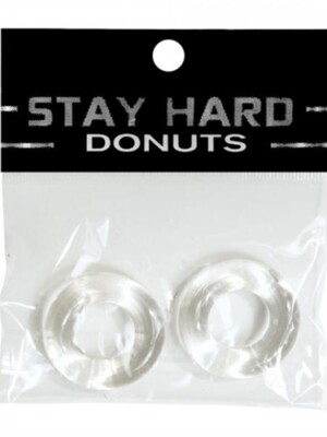 stay hard donuts 2 pack clear