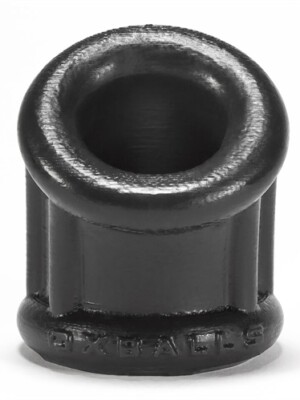 bent 1 ball stretcher curved silicone small black