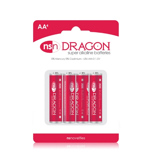 dragon alkaline batteries aa 4 pack