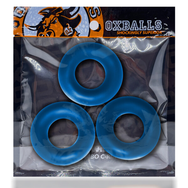 fat willy 3 pack jumbo c rings space blue