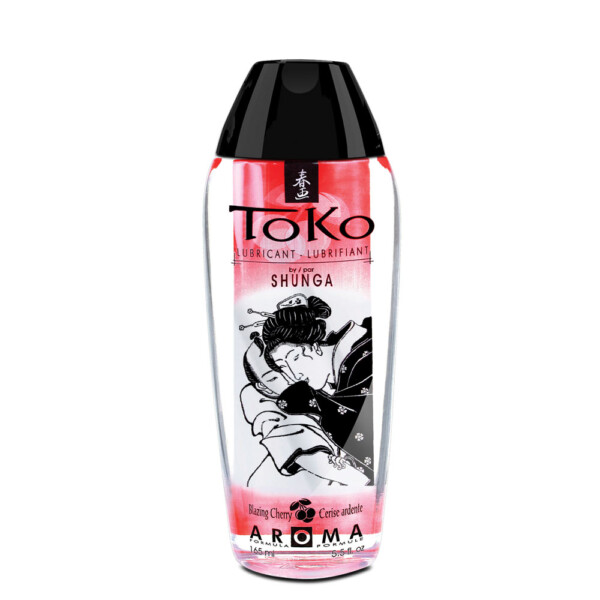 toko aroma personal lubricant blazing cherry 5.5 fl. oz.