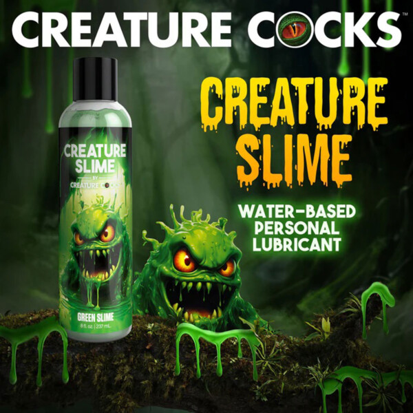 8oz creature slime green slime water based lubricant