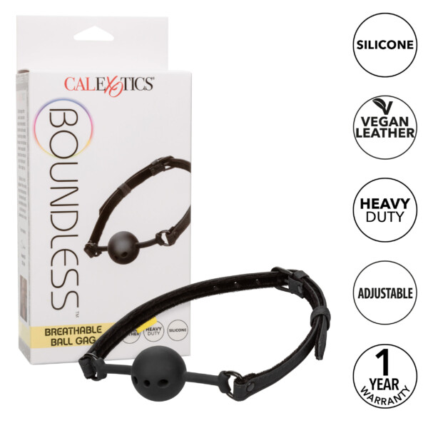 boundless breathable ball gag black boundless breathable ball gag black