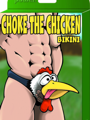 choke the chicken bikini one size black