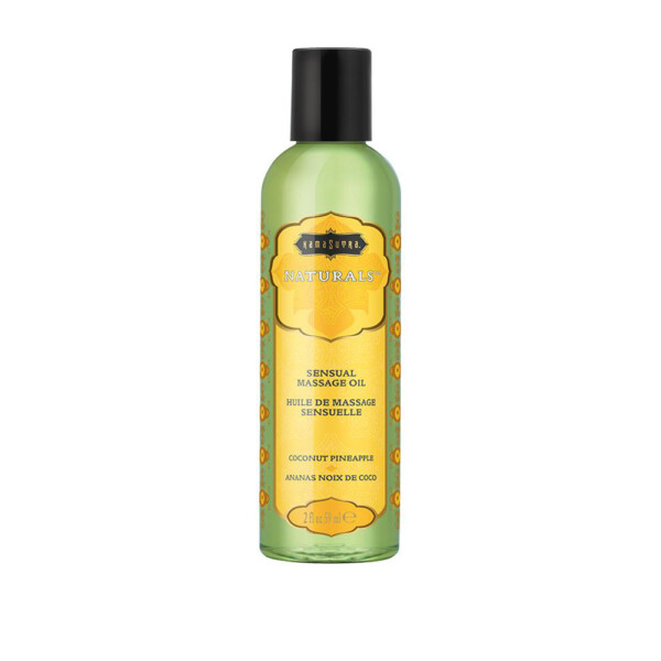 naturals massage oil coconut pineapple 2 fl oz (59 ml)