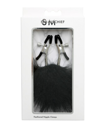 sex and mischief feathered nipple clamps