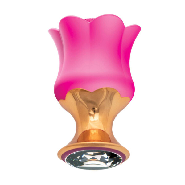 goddess diamond bloom massager fushcia