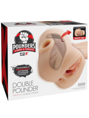 pdx plus double pounder vibrating squeeze stroker light pdx plus double pounder vibrating squeeze stroker light