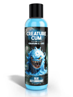 creature cum blue water based lubricant 8oz creature cum blue water based lubricant 8oz