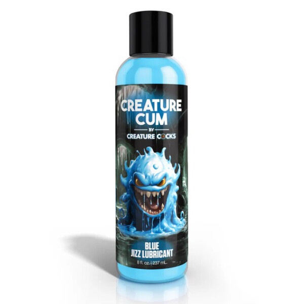 creature cum blue water based lubricant 8oz creature cum blue water based lubricant 8oz