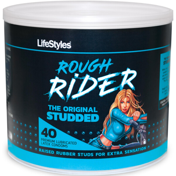 lifestyles rough rider 40 count jar