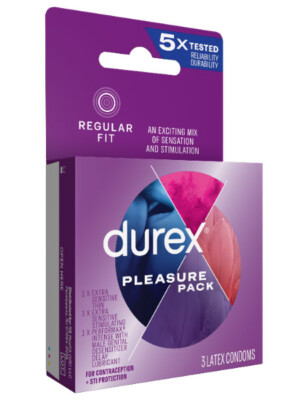 durex pleasure pack 3 pack
