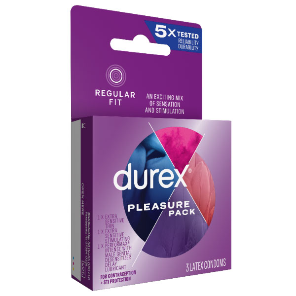 durex pleasure pack 3 pack