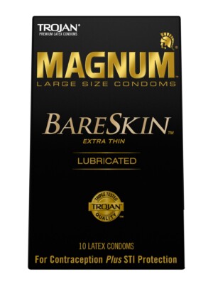 trojan magnum bareskin 10 pack