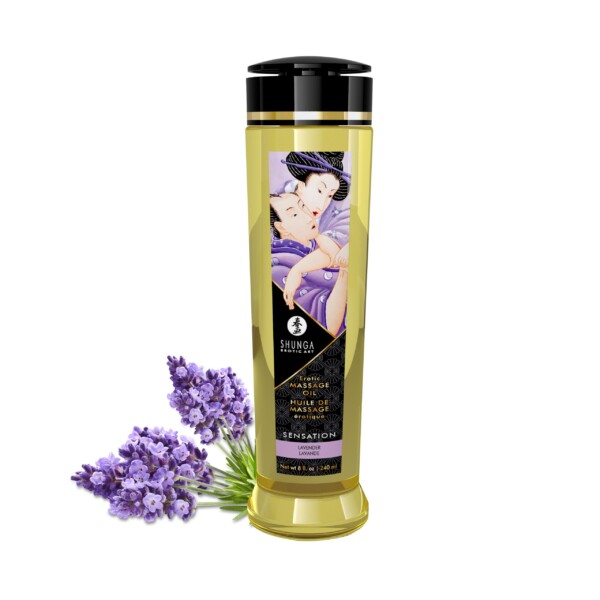 massage oils sensation 8 fl. oz. lavender