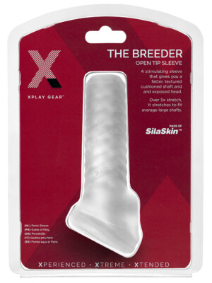 xplay breeder sleeve clear xplay breeder sleeve clear