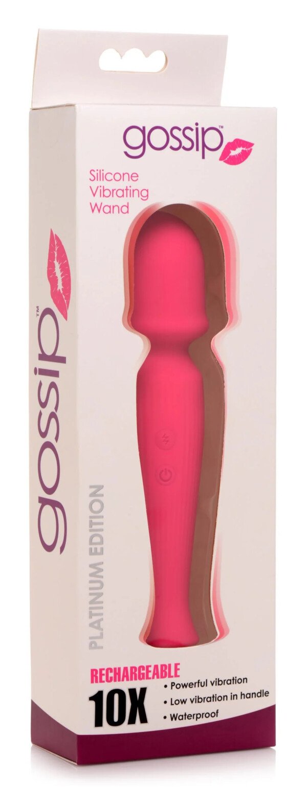 silicone wand massager magenta silicone wand massager magenta