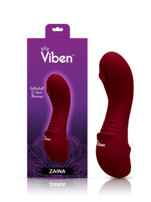 zaina mini rollerball g spot vibe ruby