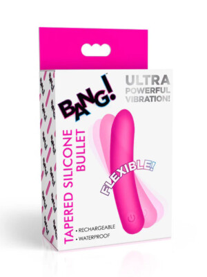 tapered flexible silicone bullet pink tapered flexible silicone bullet pink