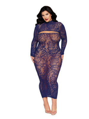 bodystocking gown and shrug dmnd queen eclipse