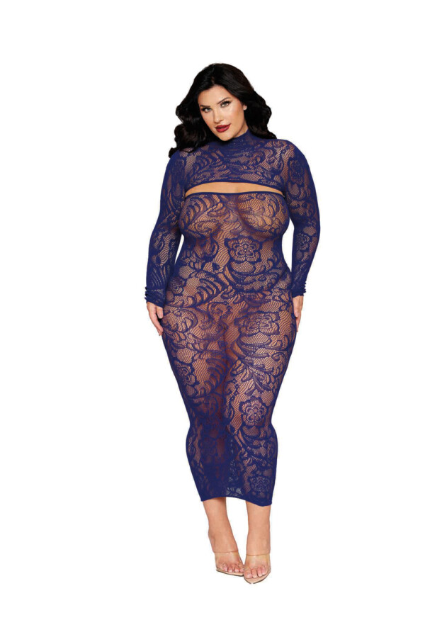 bodystocking gown and shrug dmnd queen eclipse