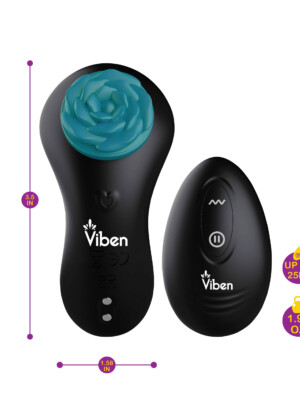 CM UPDATE secret seduction remote panty vibe black/ocean