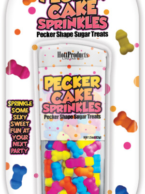 pecker cake sprinkles