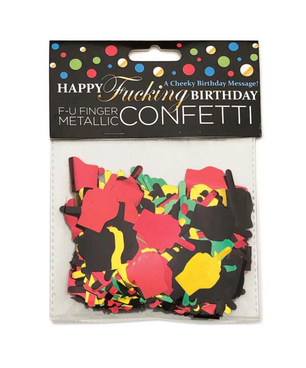happy fucking birthday confetti