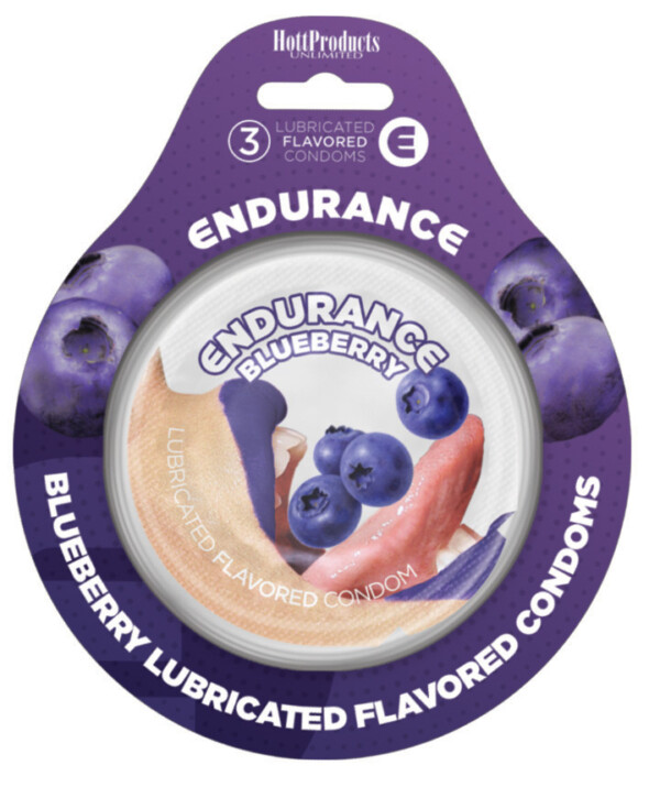 endurance condoms blueberry 3 pack endurance condoms blueberry 3 pack