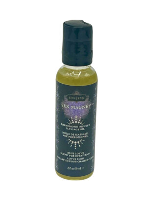 sex magnet blue lotus pheromone massage oil 2 fl
