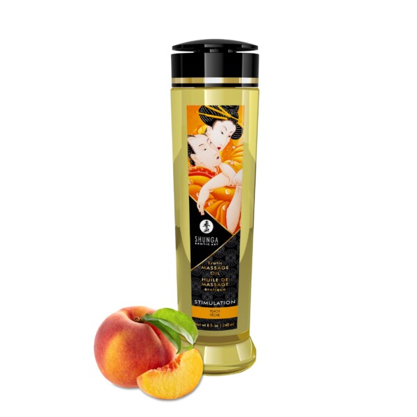 massage oils stimulation 8 fl. oz. peach