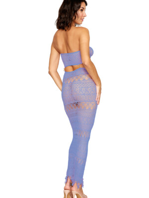 bodystocking gown one size lavender haze
