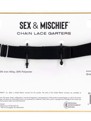 chain lace garters