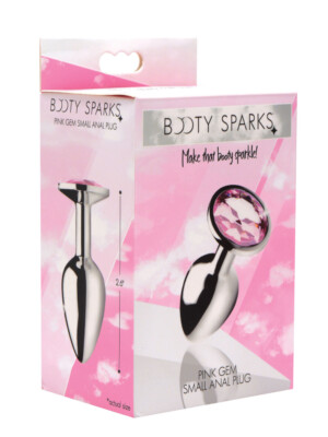 pink gem anal plug small