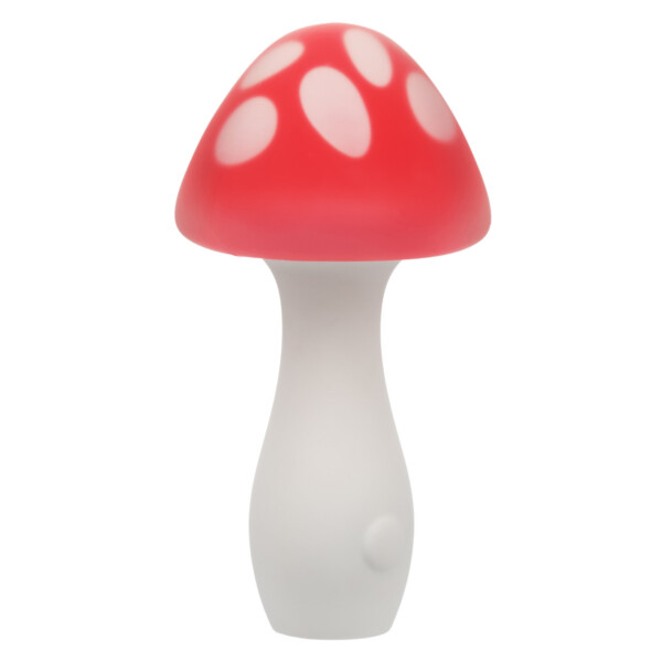 naughty bits muff shroom playful massager red