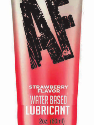 juicy af strawberry water based lubricant 2 oz