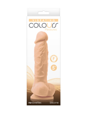 colours pleasures vibrating 5 inch dildo white colours pleasures vibrating 5 inch dildo white