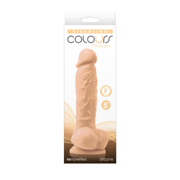 colours pleasures vibrating 5 inch dildo white colours pleasures vibrating 5 inch dildo white