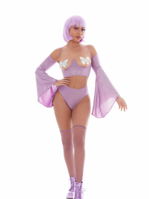 holo hun 5pc set small/medium purple holo hun 5pc set small/medium purple