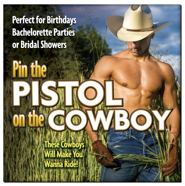 pin the pistol on the cowboy